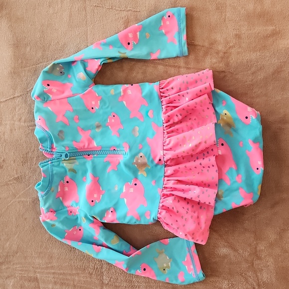 Wave Zone Girls bathing suits size 18 mo - Picture 3 of 3